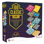 100 Classic Games Set | Family Board Games Collection | Ages 5+