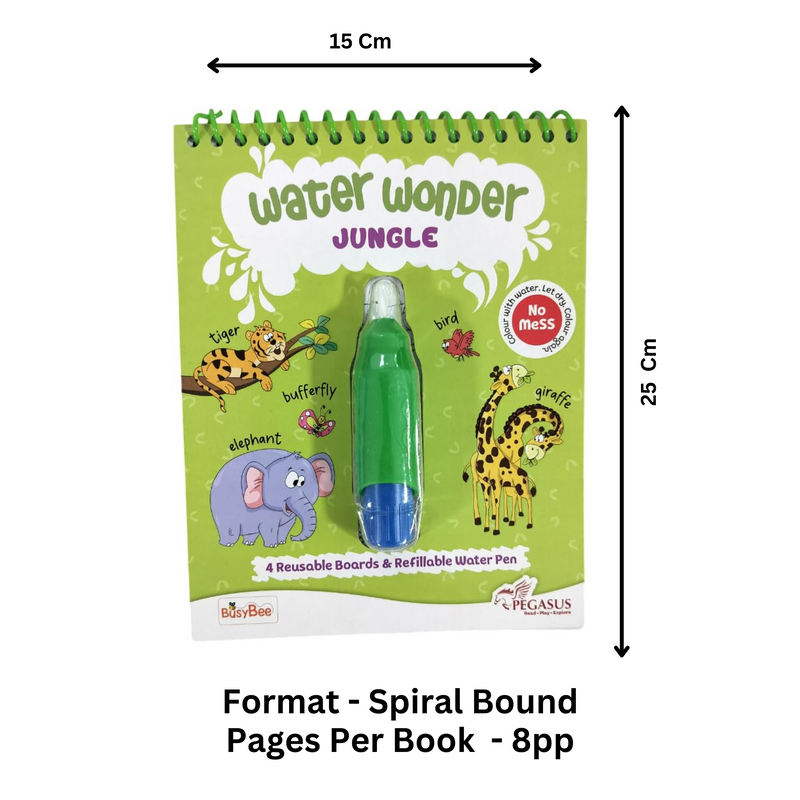 Water Wonder - Jungle Theme Magical Colouring Book
