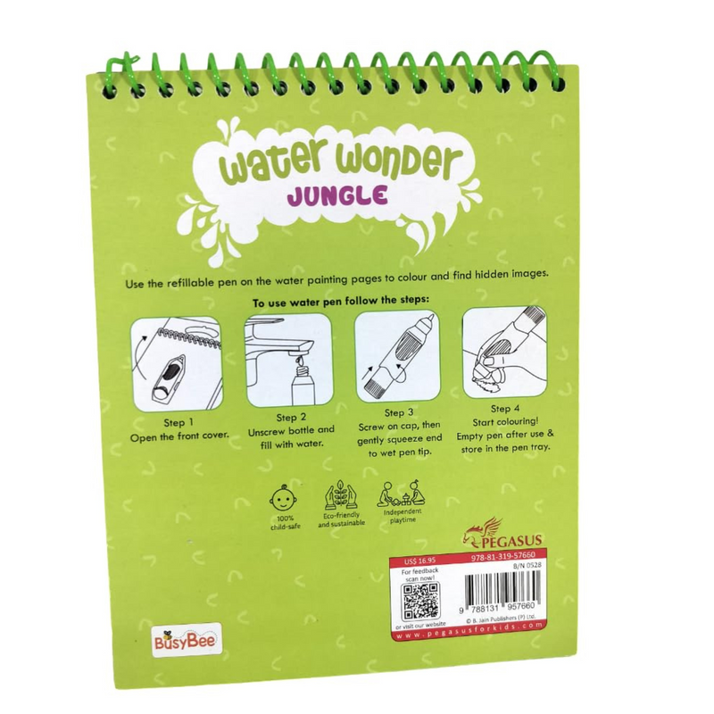 Water Wonder - Jungle Theme Magical Colouring Book