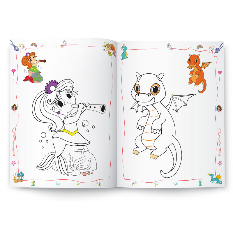 Colouring Books - Mythical Creatures