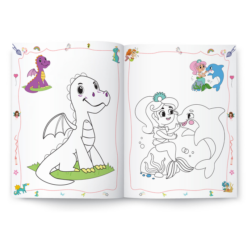 Colouring Books - Mythical Creatures