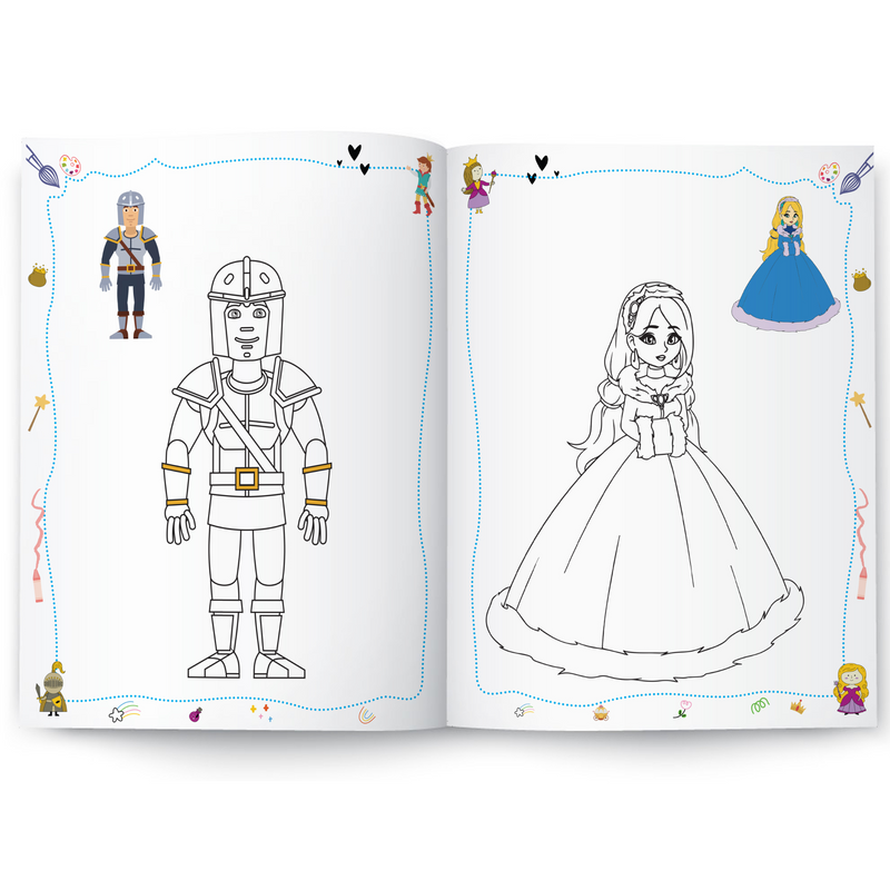 Colouring Books - Fairy Tale Kingdom