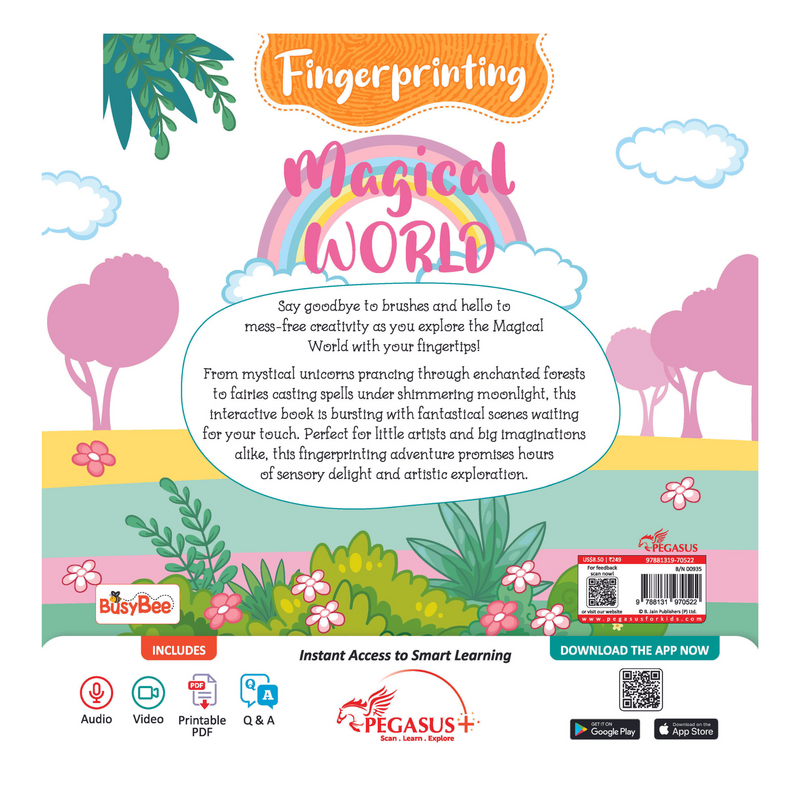 Fingerprinting - Magical World - Colouring Books