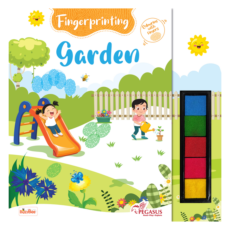 Fingerprinting - Garden - Colouring Books
