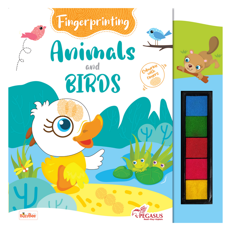 Fingerprinting - Animals & Birds - Colouring Books