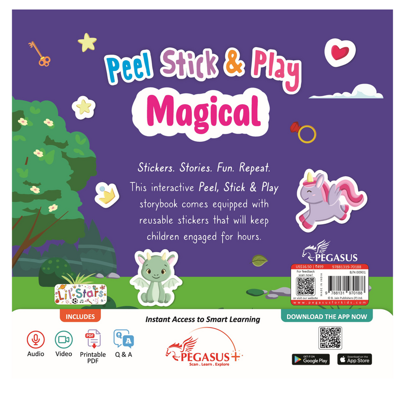 Peel, Stick & Play - Magical