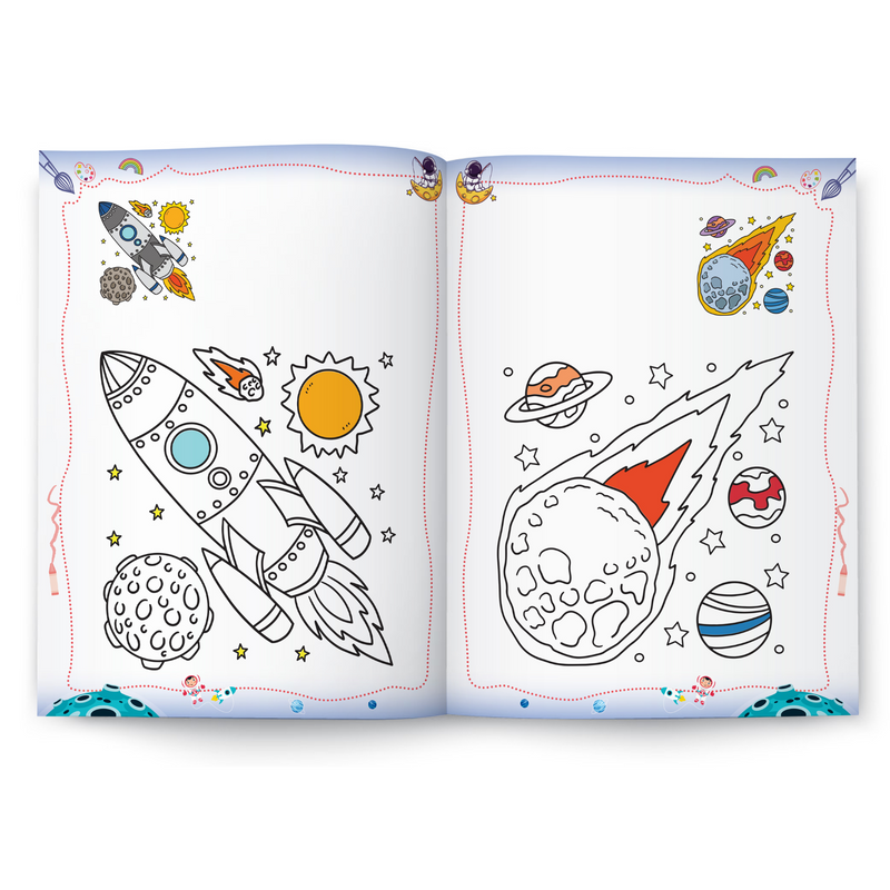 Colouring Books - Space Adventures