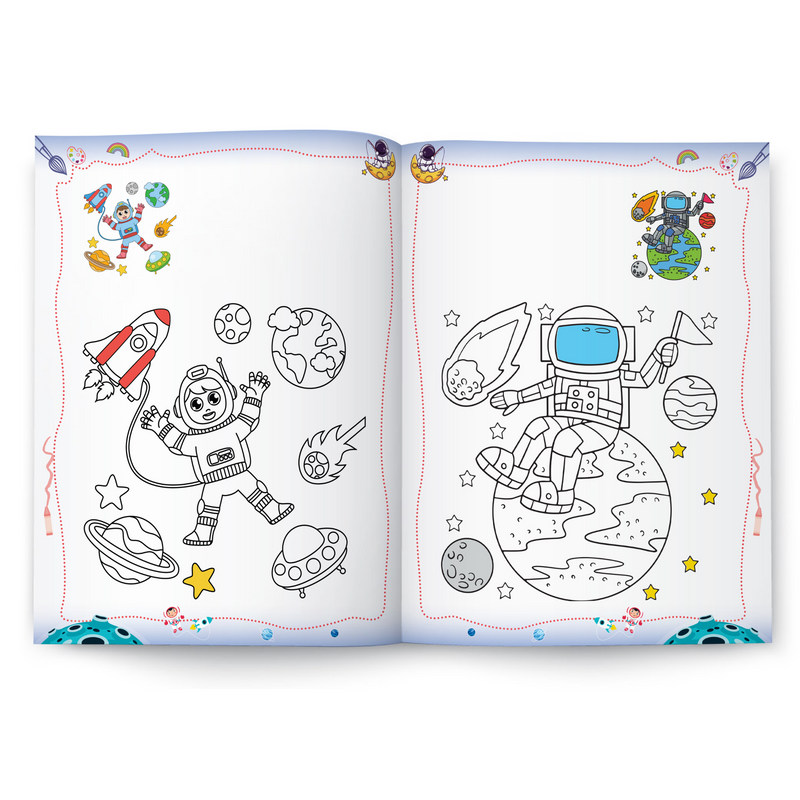 Colouring Books - Space Adventures