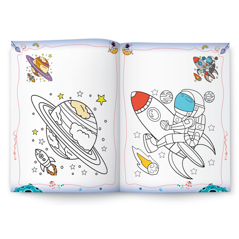 Colouring Books - Space Adventures