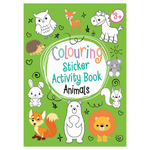 Animals Colouring Neon Sticker Activity Book