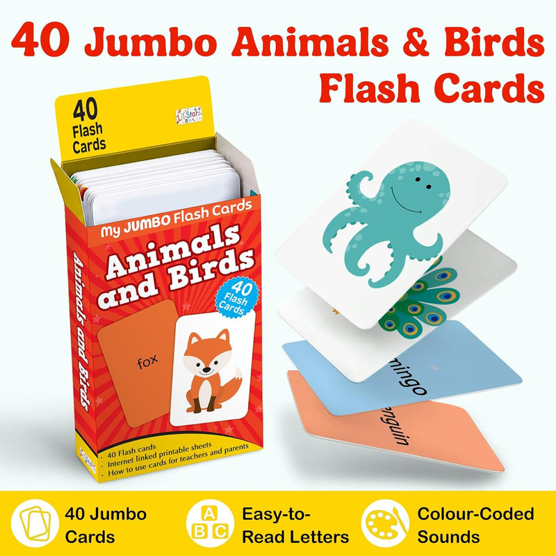 Animals & Birds - Flash Cards