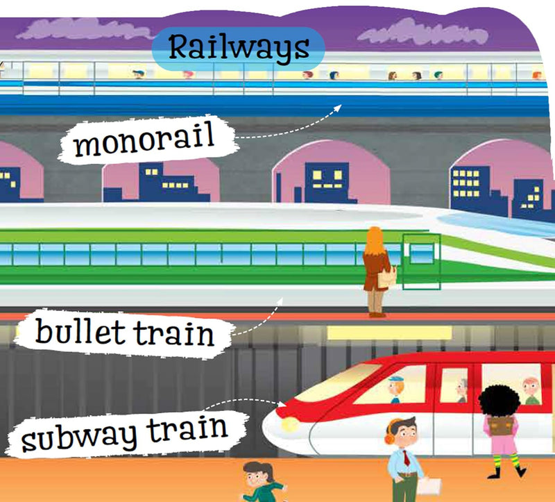 Things That Move - Picture Word Board Book