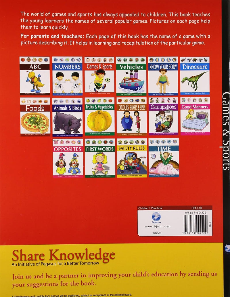 Toys & Games – My Very First Preschool Book
