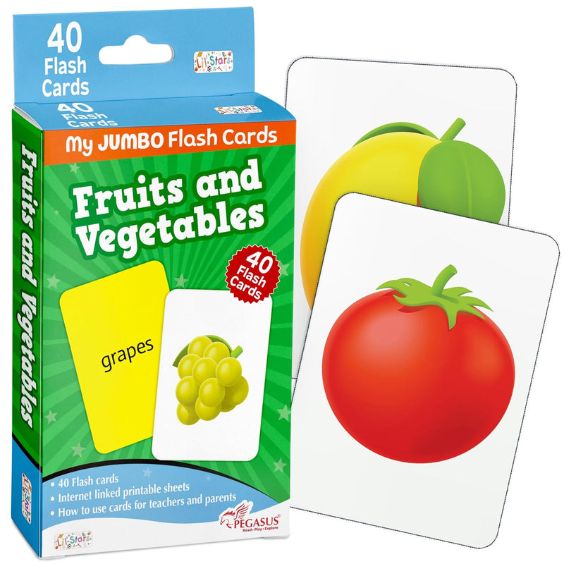 Fruits & Vegetables - Flash Cards