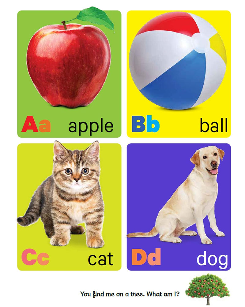 Early Learning Alphabet Board Book for Kids – ABC Letters, Picture Vocabulary Book (Age 1+ Years)