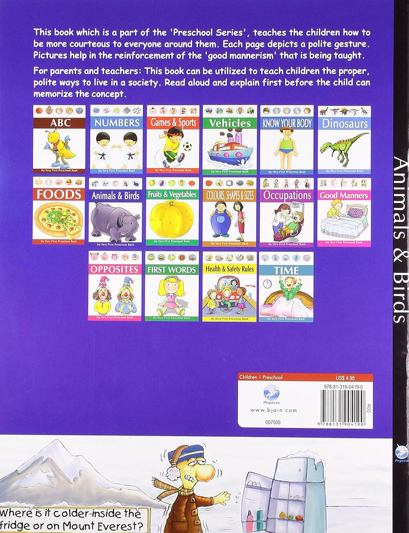 Animals & Birds - My Very First Preschool Book