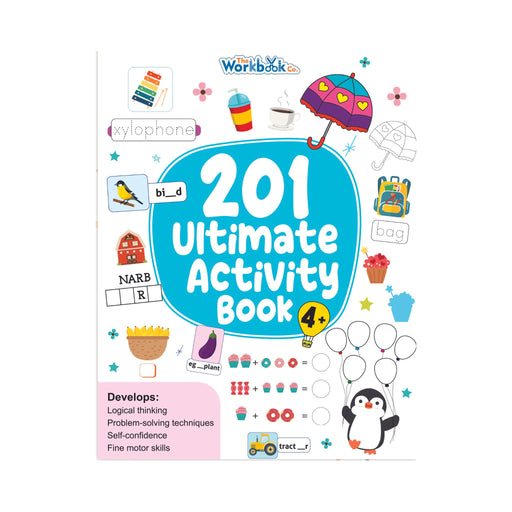 201 Activity workbook for 4+, Educational Playtime for Children Age 4+