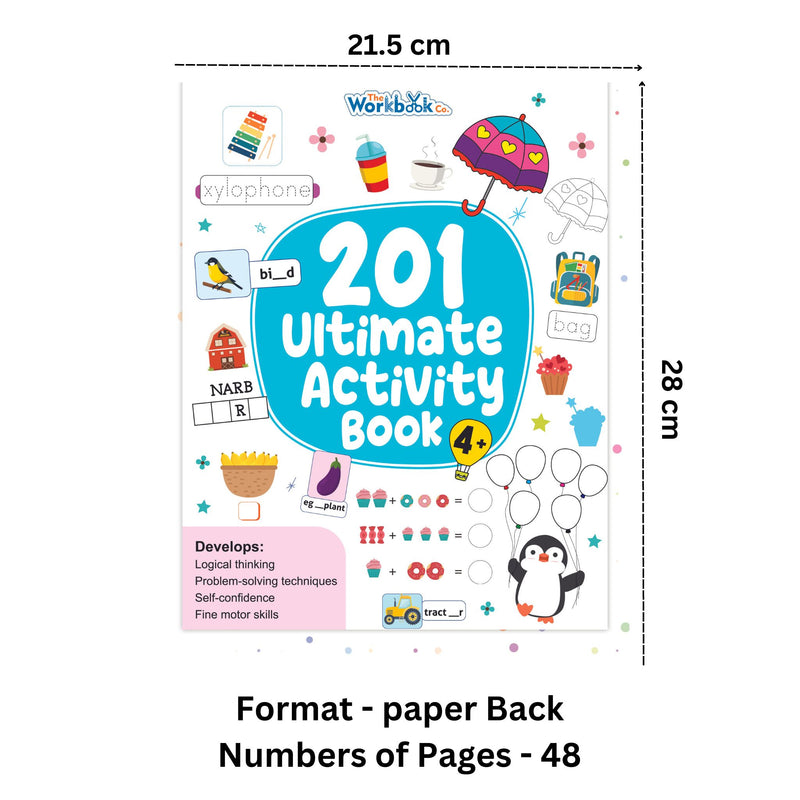 201 Ultimate Activity Book for 4+ Years Kids