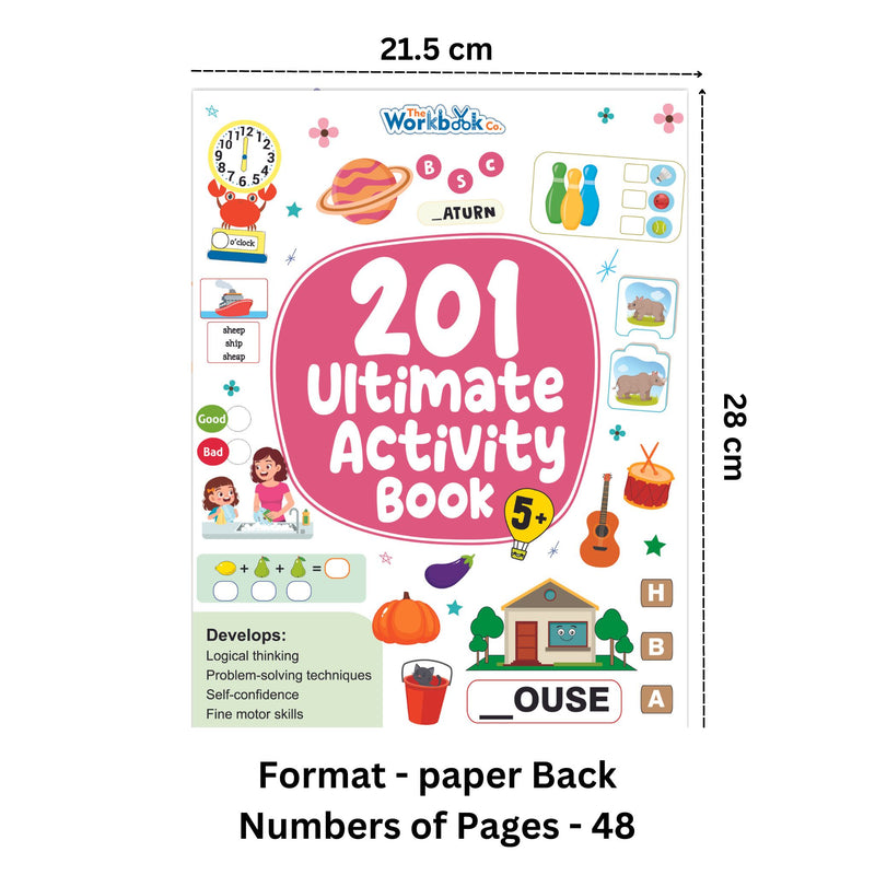201 Ultimate Activity Book for 5+ Years Kids