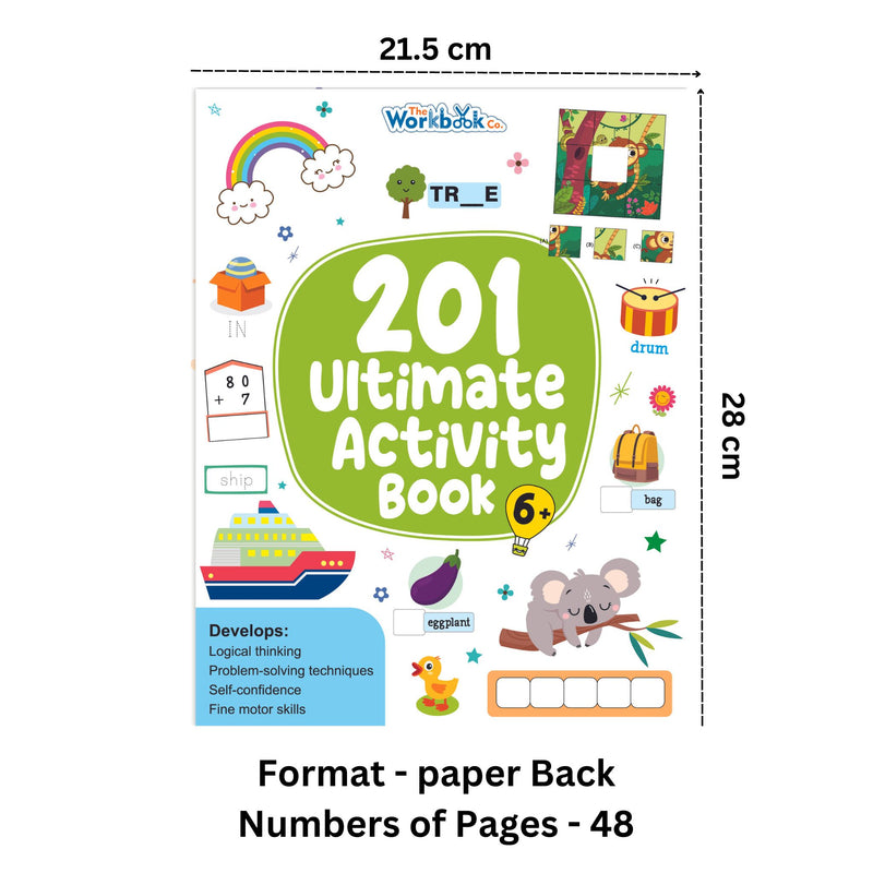 201 Ultimate Activity Book for 6+ Years Kids