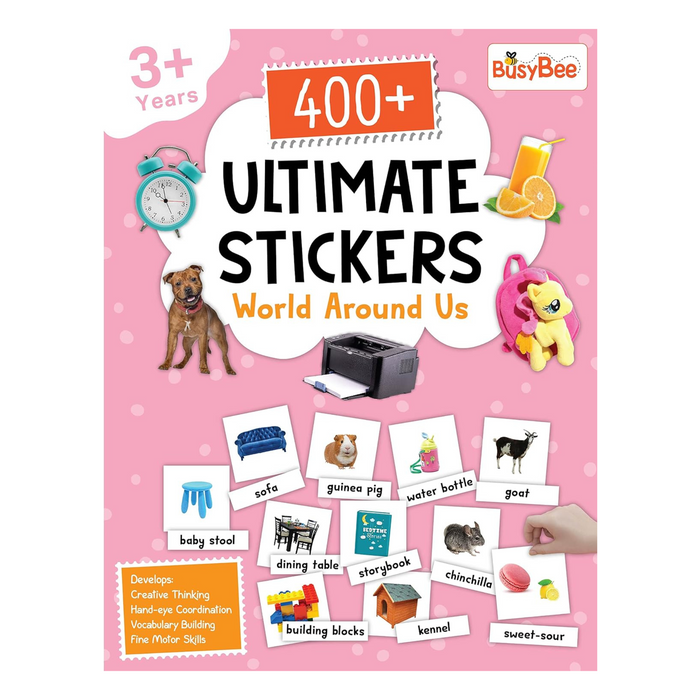 400+ Stickers – A Jumbo Sticker Book Full of Fun Themes and Creative Play!