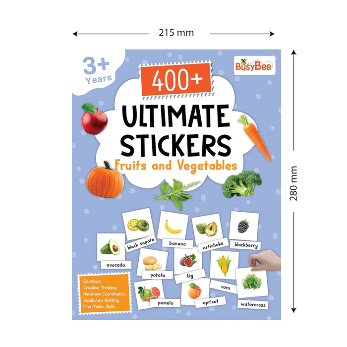 400+ Stickers – A Jumbo Sticker Book Full of Fun Themes and Creative Play!