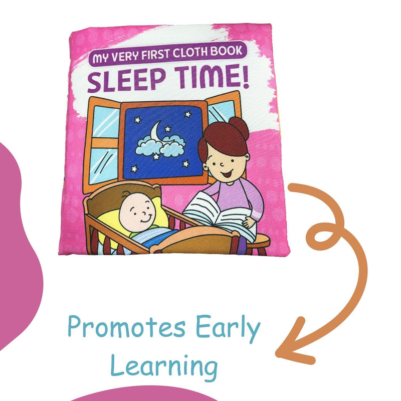 Baby’s First Day Routine – Soft Cloth Books (Set of 4)