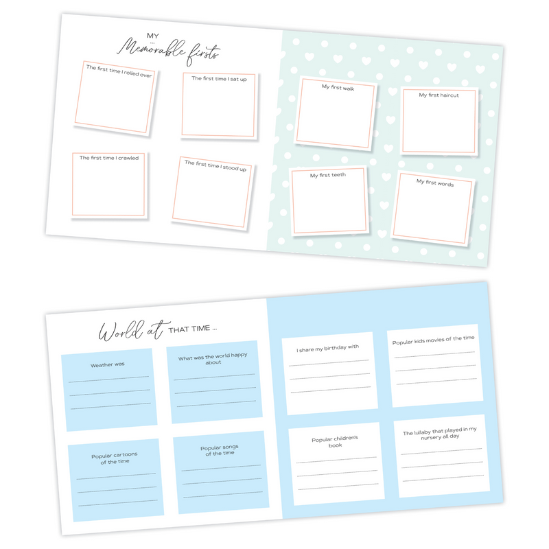 Baby Record Book – A Treasure Chest of First Memories