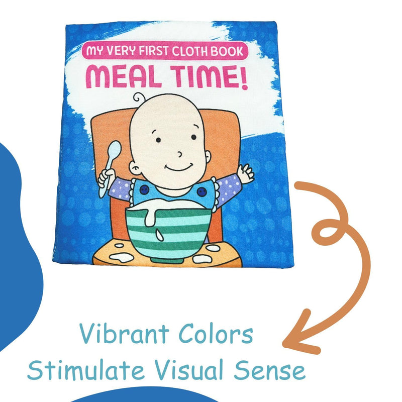 Baby’s First Day Routine – Soft Cloth Books (Set of 4)