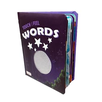Touch and Feel First Words Board Book for Babies – Learning Colour & Textures Book (Age 1+ Years)