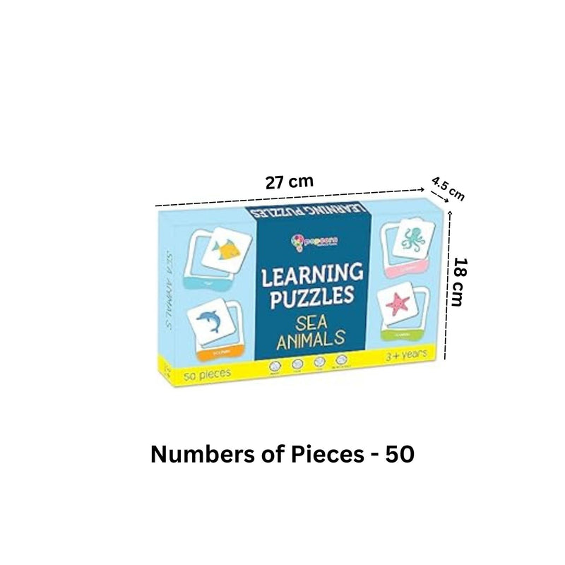 Learning Puzzles Sea Animals for Kids