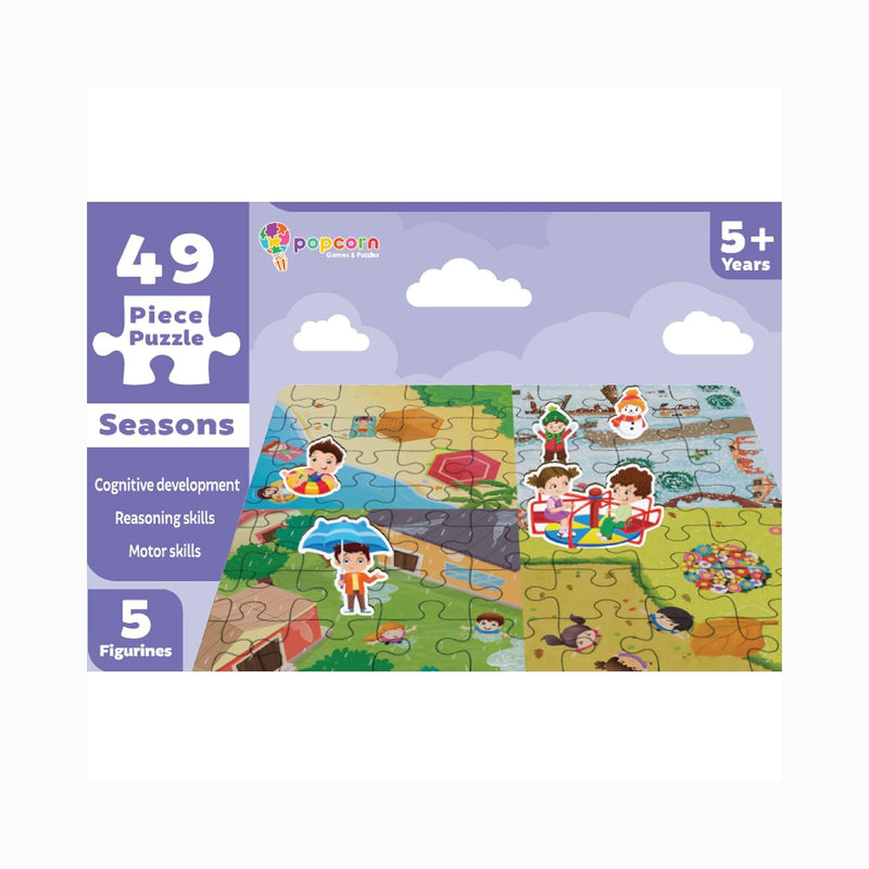 Seasons - 49 PIECE PUZZLE + FIGURINES