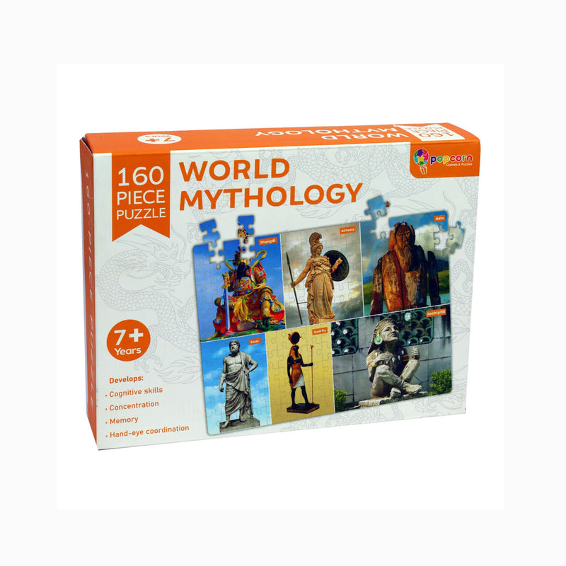 160 Piece Puzzle - World Mythology | Educational Puzzle for All Ages