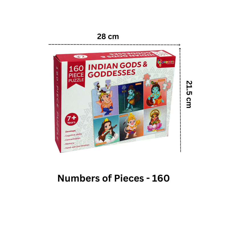 160 Piece Puzzle - Indian Gods & Goddesses