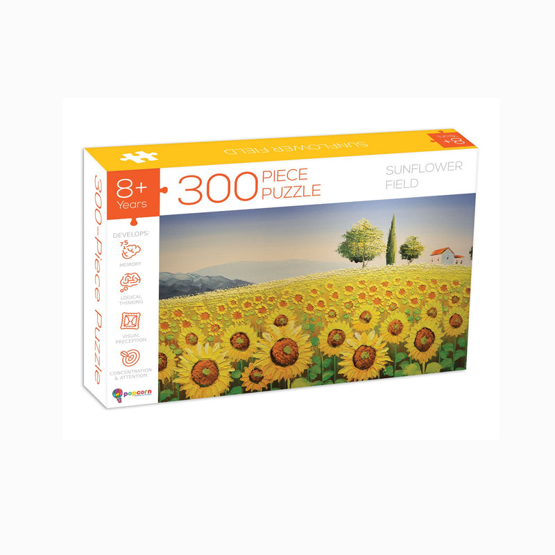 Sunflower field - 300 Piece Puzzle