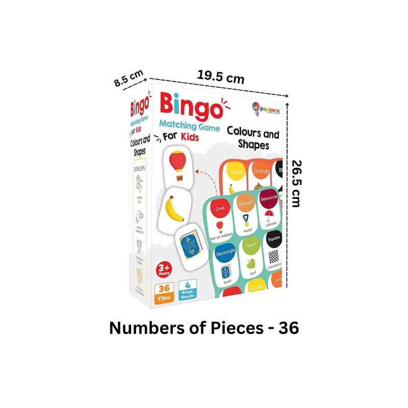 Colours and Shapes - Bingo Matching Game