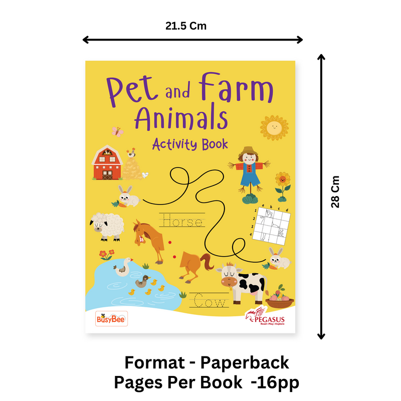 Pet & Farm - Activity Book