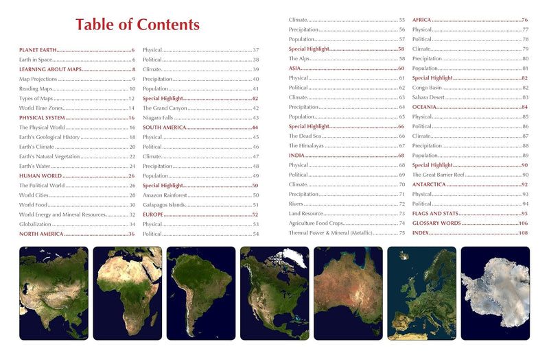 Pegasus World Atlas: A Journey Around the World