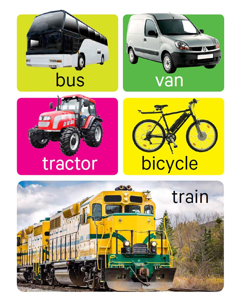 Early Learning Vehicles Board Book for Kids – Transport & Vehicle Picture Book ( Age 1+ Years )