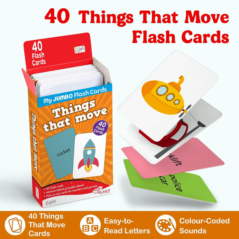 Things That Move - Flash Card