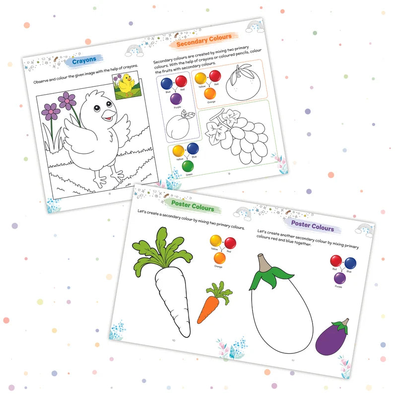 Set of 5 STEAM Art & Craft Books | Age 2+ Years