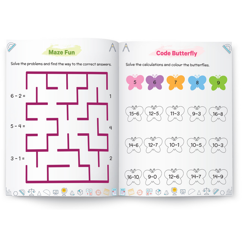 Steam Maths : Subtraction - Level 2