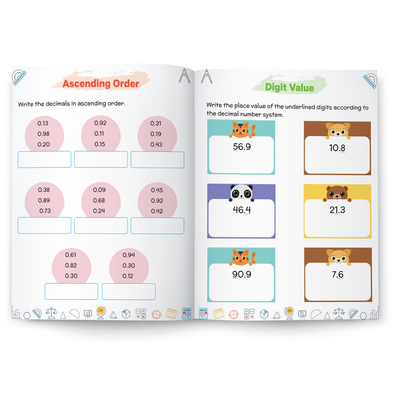 Steam Maths : Angles, Fractions & Decimals - Level 3