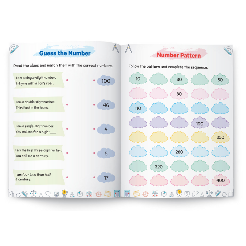 Steam Maths : Brain Boosters - Level 3