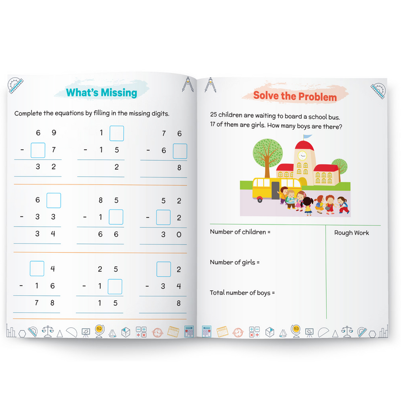 Steam Maths : Brain Boosters - Level 3