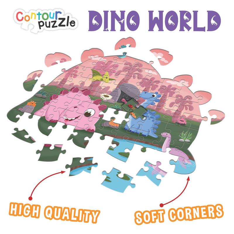 Contour Puzzles - Dino World