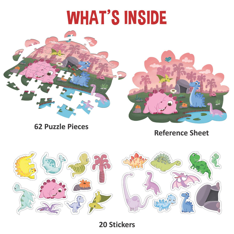 Contour Puzzles - Dino World