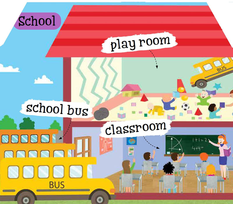 Town - Picture Word Board Book