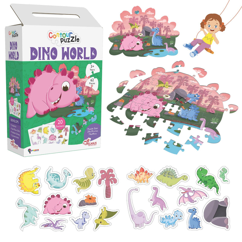 Contour Puzzles - Dino World