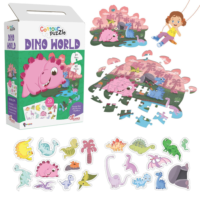 Contour Puzzles - Dino World